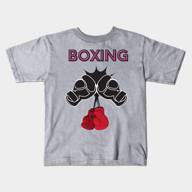 boxing Kids T-Shirt by busines_night